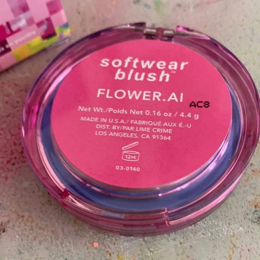 Lime Crime Softwear Blush FLOWER.AI